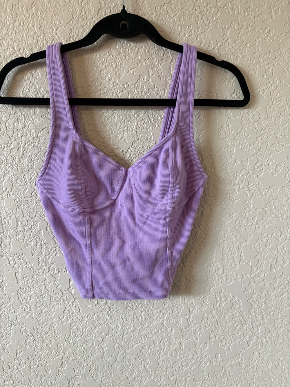 American Eagle Ribbed Crop Tank